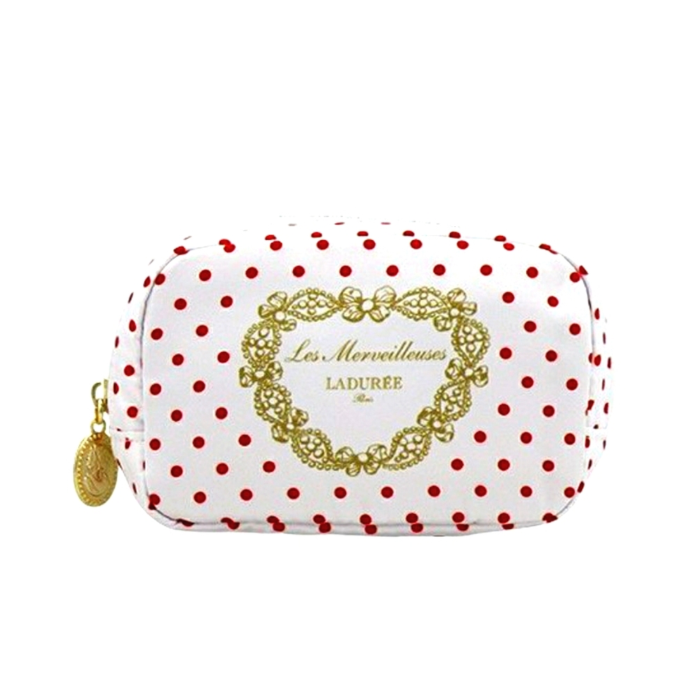 Rare❣ Les Merveilleuses LADUREE cosmetic pouch bag